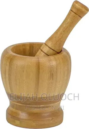 Premium Bamboo Mortar and Pestle Set
