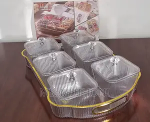 40x25cm Acrylic Tray + 6pcs 420ml Candy Boxes