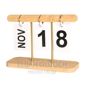 Minimalism Creative Office Decoration Wooden Carlender