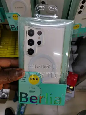 Berlia Transparent Clear Case for Samsung S24 Ultra