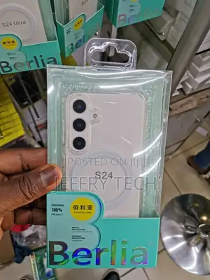 Berlia Transparent Clear Case for Samsung S24