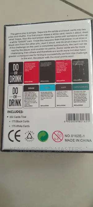Do or Drink ,Do or Drink ,Play Cards of 350 Cards