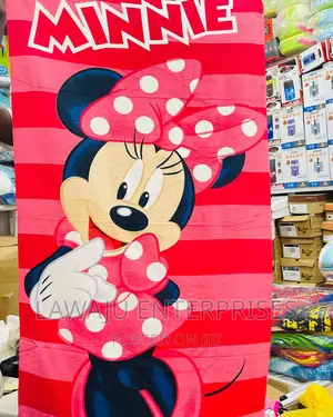 Minnie Mouse Kids Themed Towel