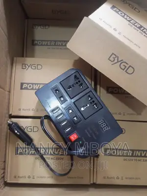 300w Car Inverter With 4 Usb Charging Ports 4 Charg Socket