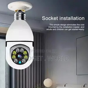 PTZ CCTV Light Bulb Wi-Fi Outdoor Security Camera