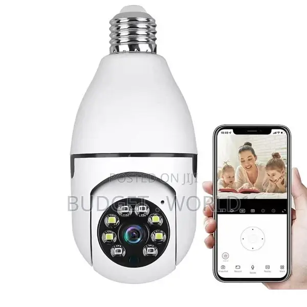 Rotating Bulb V380pro Bulb_camera WIFI PTZ Camera