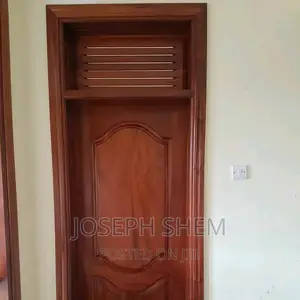 Mahogany and Frame Doors