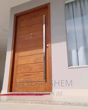 Mahogany and Frame Doors