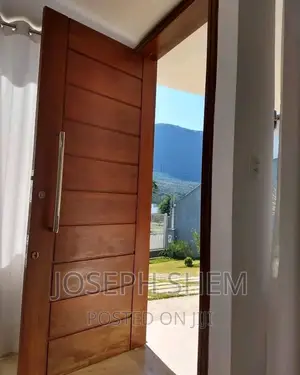Mahogany and Frame Doors