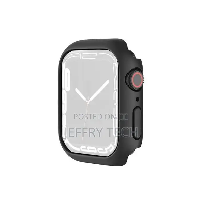 TPU Protective Case for Apple Watch Series 7 45mm(Black)