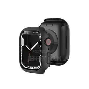 TPU Protective Case for Apple Watch Series 7 45mm(Black)
