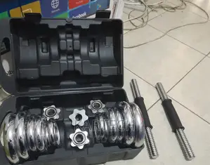 20kg Chrome Adjustable Dumbbell Set