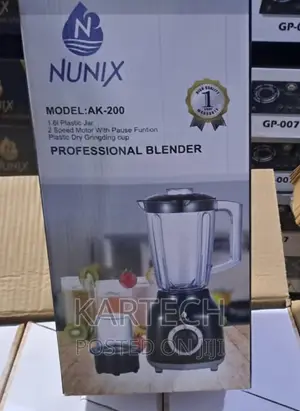 Nunix 1.5ltrs Personal Blender 2 in 1