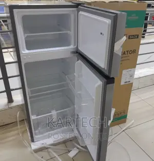 Ref120dr Hisense Double Door Refrigerator -120 Liters