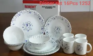 Redberry Classic Deluxe Heavy Duty 16pc Dinnerware Set