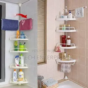 4tier Telescopic Bathroom Corner Shelf Shower Caddy