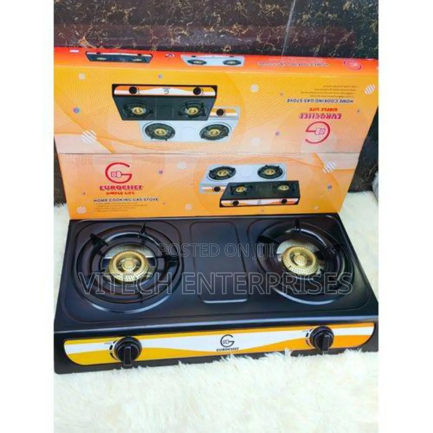 Eurochef 2 Burner GAS Glasstop