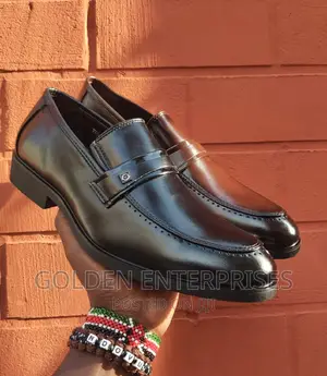 Men's Laceless Official Leather Shoes 39-45