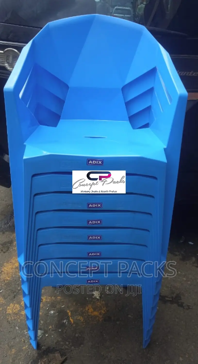 Blue Diamond Plastic Chairs.