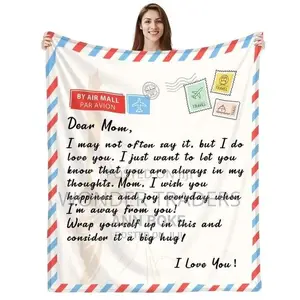 *Express Letter Cossy Throw Blanket