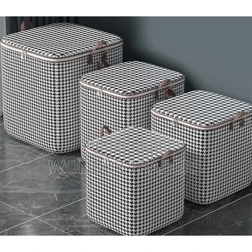Foldable And Multi Functional Quilted Storage Bag