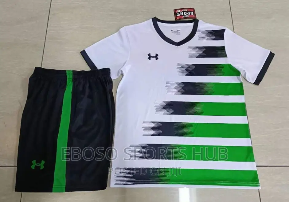 White Imported Under Armour Football Jerseys