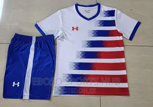 White Imported Under Armour Football Jerseys