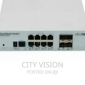 Mikrotik (Crs-112-8g-4s+RM)Gigabit Ethernet Smart Switch! 