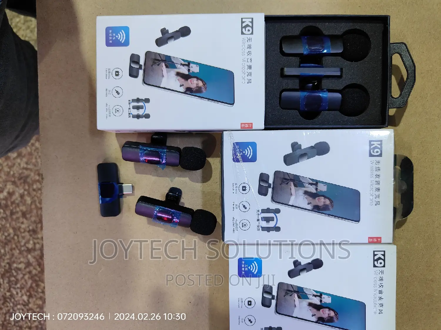 Wireless Dual Microphone.Dual Type C Microphone