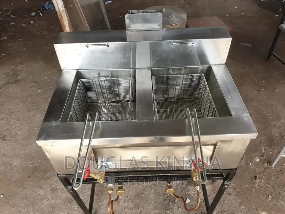 Gas Deep Double Fryer ::