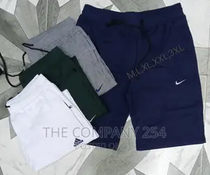Unisex Assorted Designer Cotton Sweatshorts 1500ksh