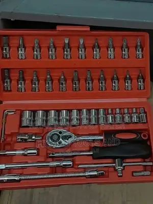 Tolsen 46pcs Wrench Socket Set,Contain Wrench With Sockets