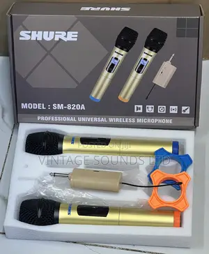 Shure Sm-820a Professional Universal Wireless Microphone