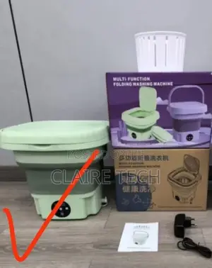 Foldable Electric Washing Machine 7.5 Kg Green