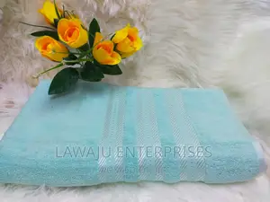 Aqua Blue Heavy Cotton Towel