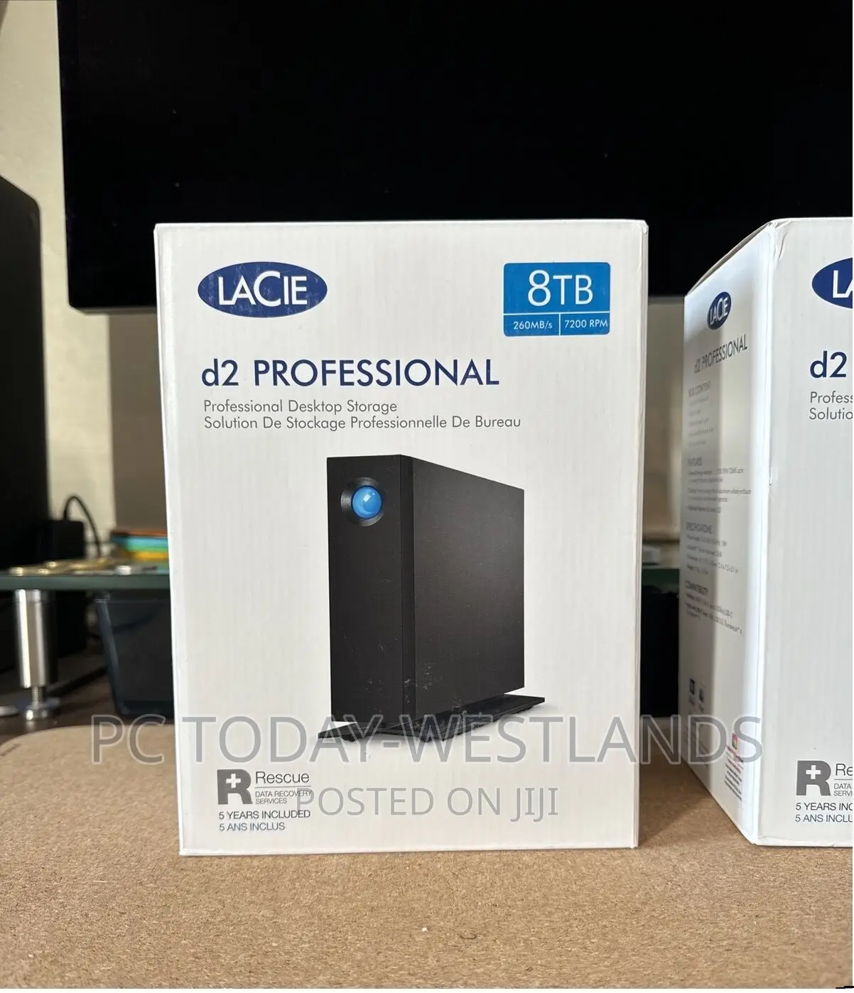 Lacie 8tb D2 Professional USB-C 3.2 Gen 2 External Harddrive