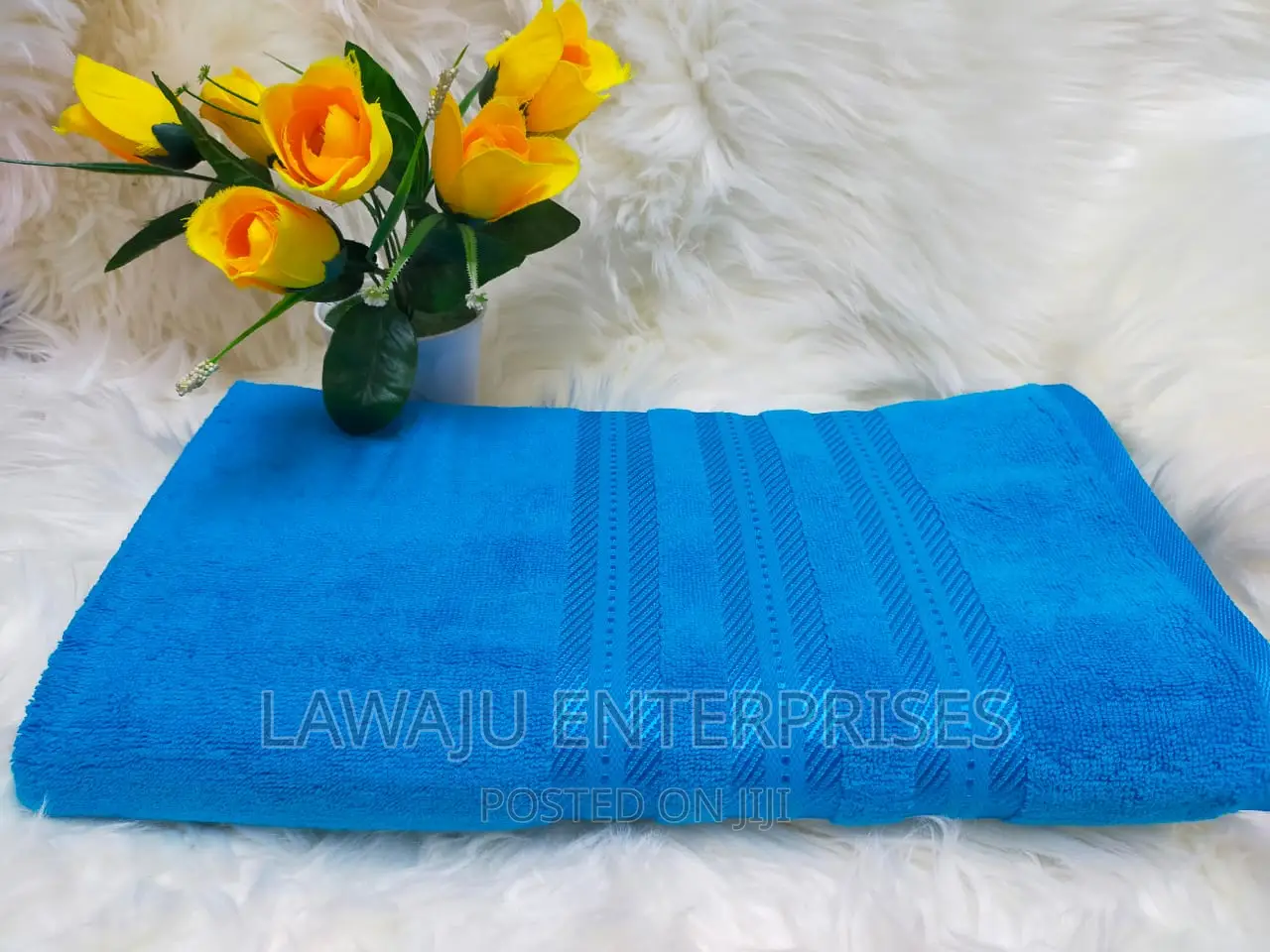 Blue Heavy Cotton Towel