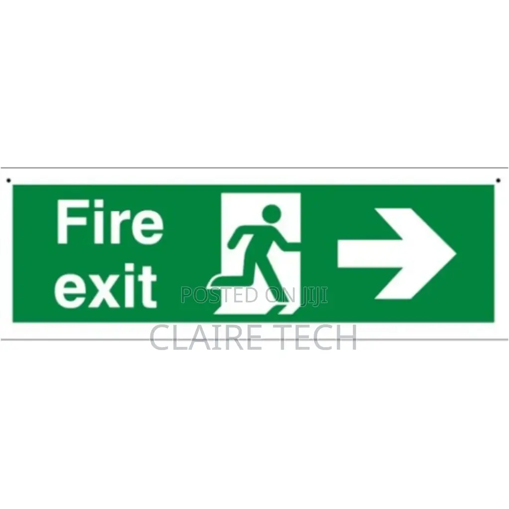 Fire Exit Sign.