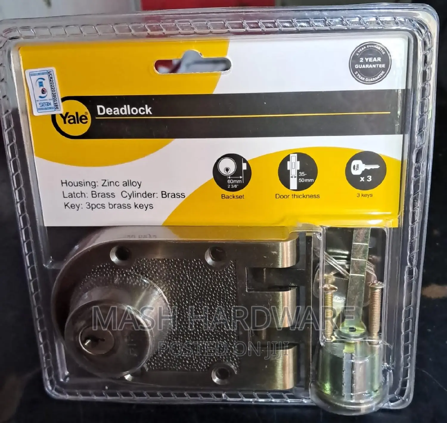 Most Secure Yale Deadlock (Double)