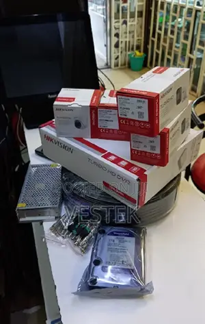 /,Complete Hikvision 4 CCTV Set Camera CCTV Installation Kit