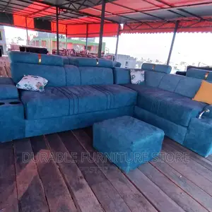 L Shaped Sofa With Headrest