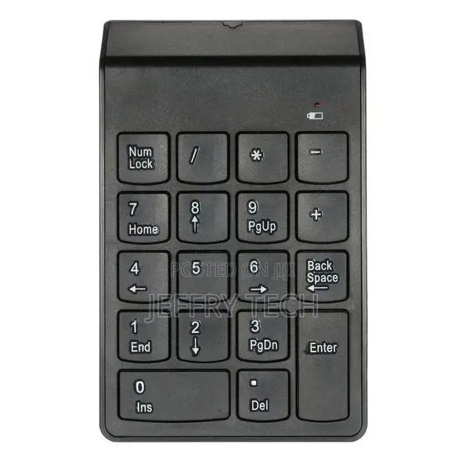 2.4G USB Numeric Keypad Wireless Number Pad 18