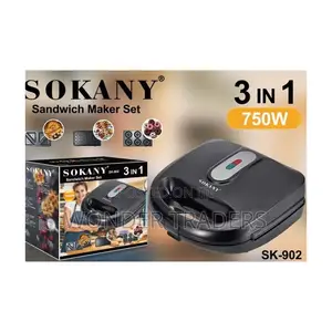 Sokany 3 In1 Sandwich Maker