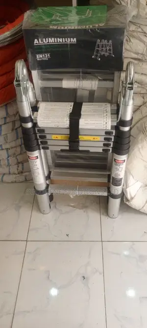 3.8 Meters Aluminium Double Telescopic Collapsible Ladder