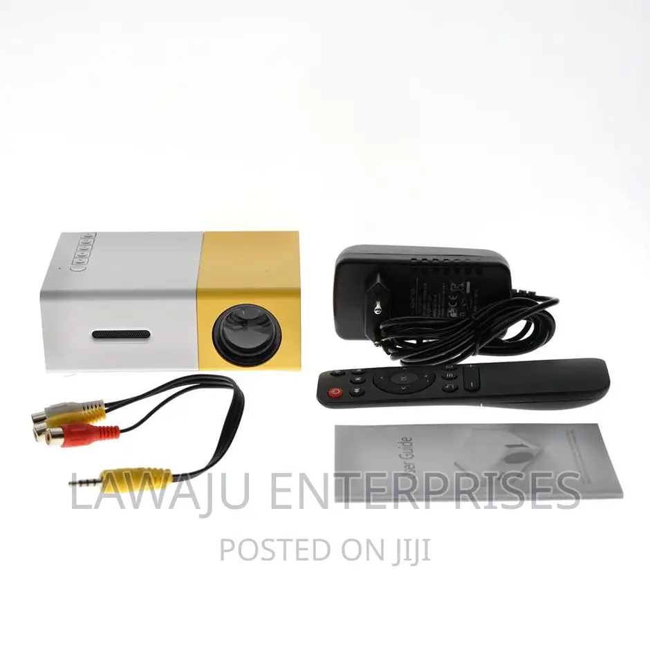 White and Yellow LED Projector