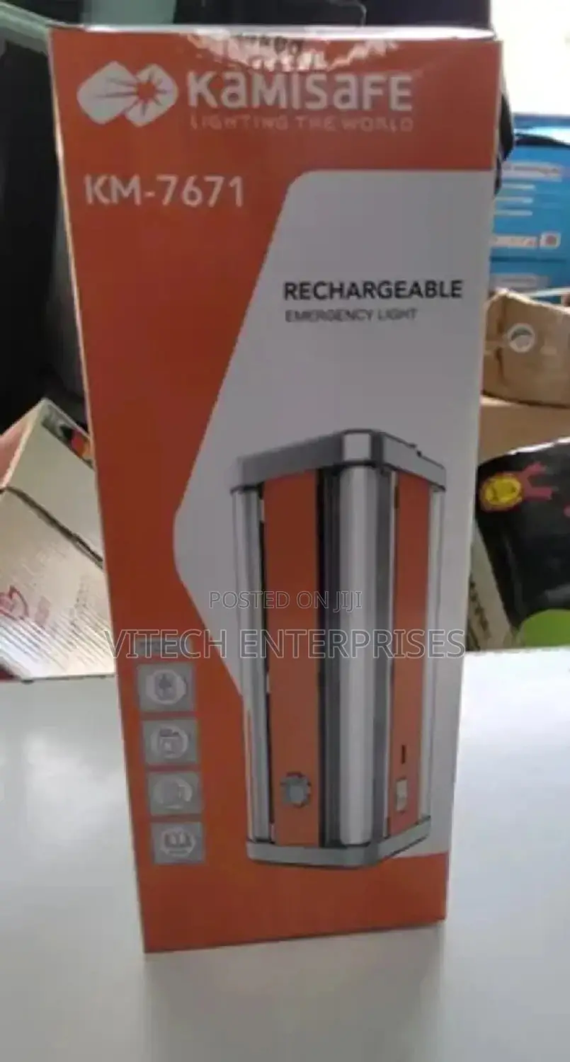 Kamisafe KM-7671 Rechargeable Emergency Lamp