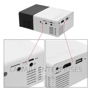Black And White LED Projector