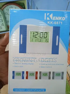 Digital Square Clock