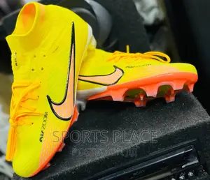 Mercurial Air Zoom Yellow Football Cleats