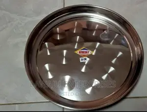 40 Cm Stainless Steel Round Tray
